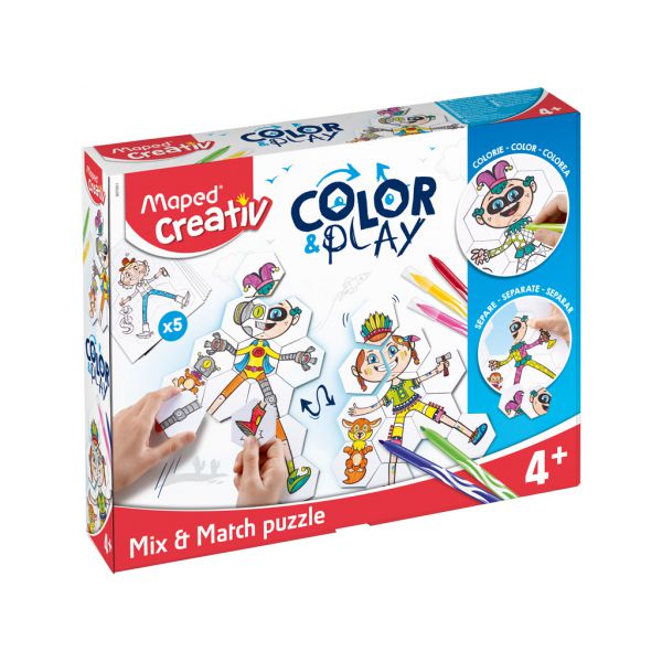 Colora e Gioca -  Puzzle Mix&Match