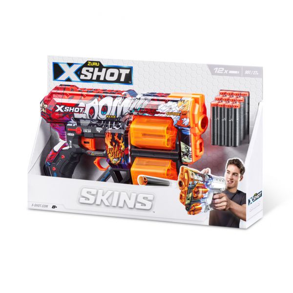 X-SHOT - Skins: Dread con 12 Dardi