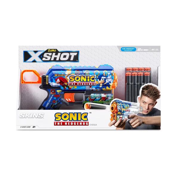 X-SHOT-SKINS-SERIES 1 FLUX Sonic(8 Darts)
