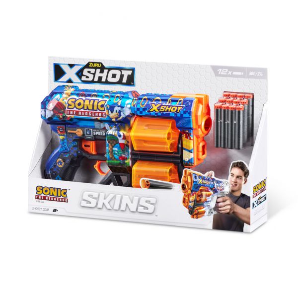 X-SHOT SKINS - SONIC DREAD con 12 dardi