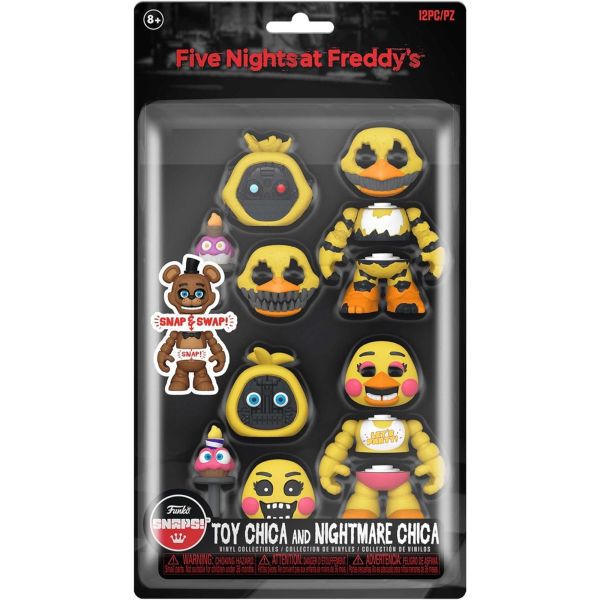 FNAF Snap: Nightmare Chica & Toy Chica 2PK