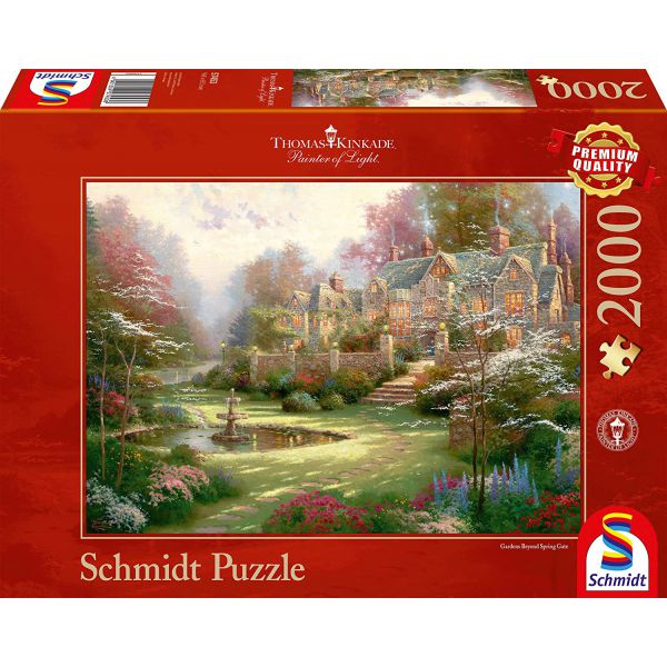 Puzzle da 2000 Pezzi - Thomas Kinkade: Gardens Beyond Spring Gate