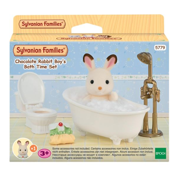 Chocolate Rabbit Baby Bath Set
