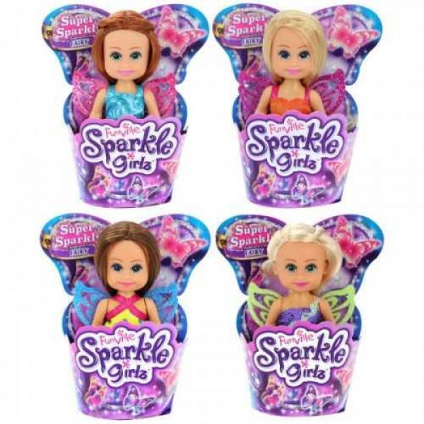 Sparkle Girlz Mini Fairy Cupcake cm 11 espositore 24pz - 4 ass. 