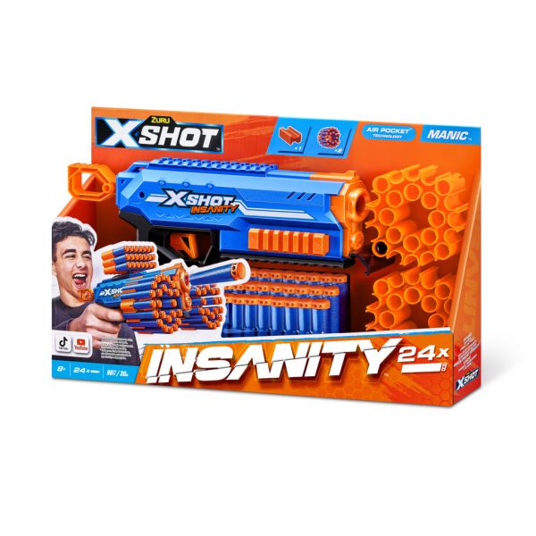 X-SHOT-INSANITY-SERIES 1 MANIC (48 Darts)