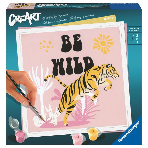 CreArt Square Trend Series - Be Wild: Tiger