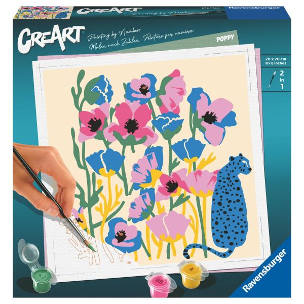 CreArt Square Trend Series - Poppy: Poppies
